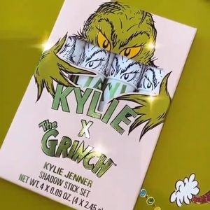 Kylie x Grinch eyeshadow sticks.